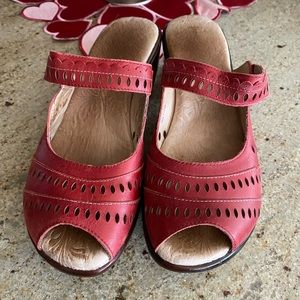 Jambu Touring Too Mary Jane Wedges 8.5